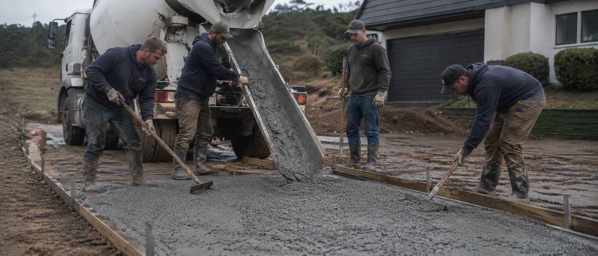 concrete driveways christchurch
