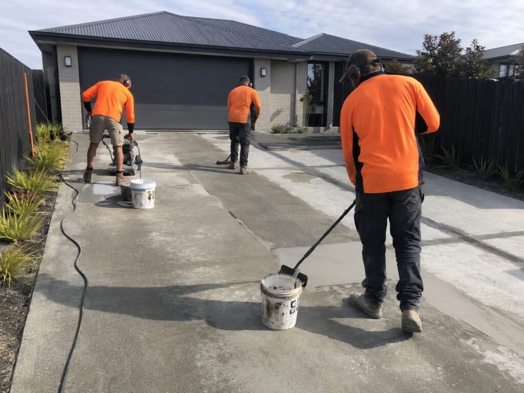 christchurch concrete driveway repair